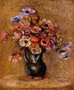 Pierre-Auguste Renoir Stilleben mit Anemonen France oil painting artist